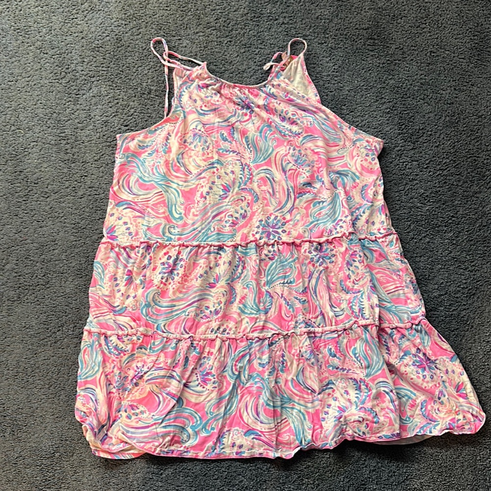 COPY - Lilly Pulitzer dress with tassle ties in back